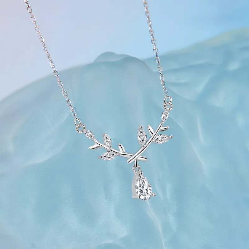 Branded Jewelry S999 Fine Silver Necklaces Women's-5