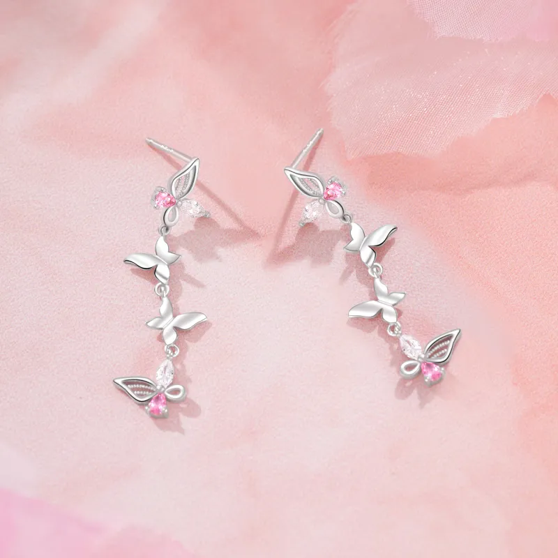 Branded Jewelry S925 Silver Earrings Women's-2