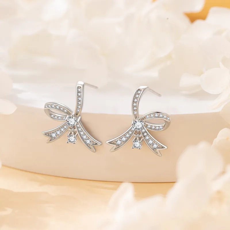 Branded Jewelry S925 Silver Earrings Women's-2