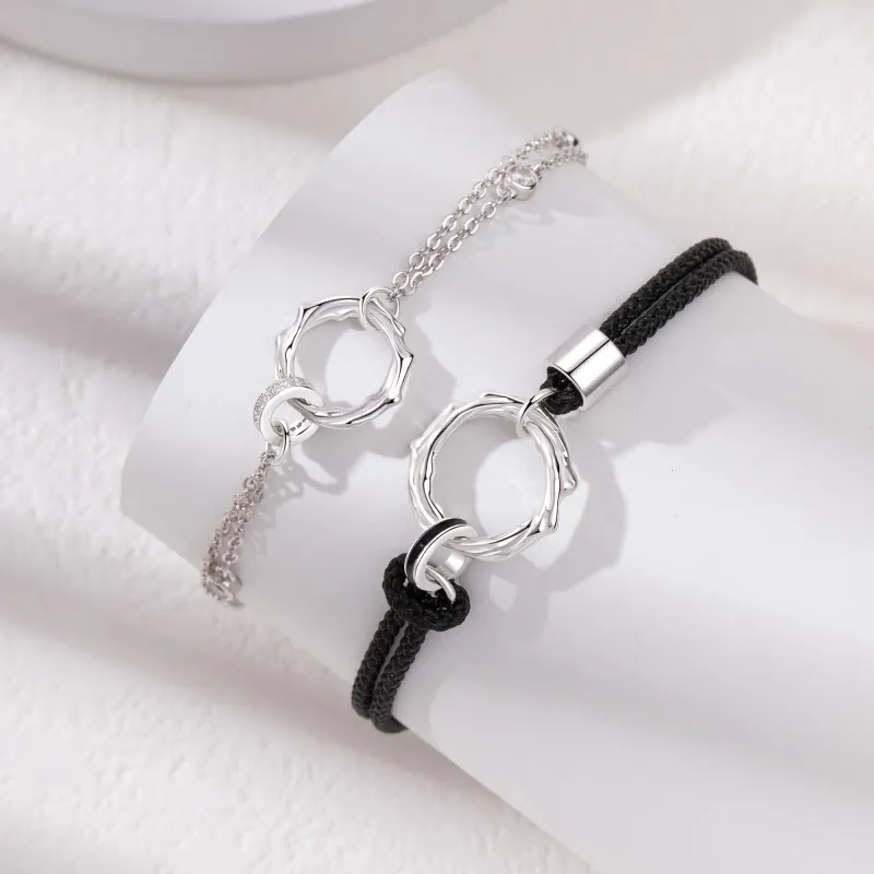 Branded Jewelry S925 Silver Bracelets Unisex-3