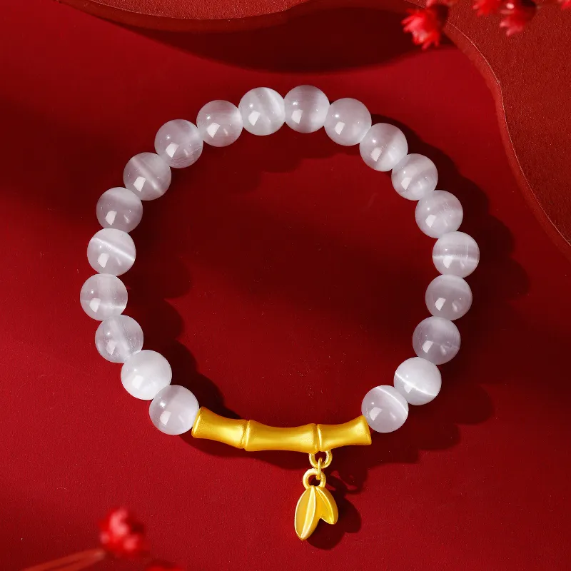Branded Jewelry Glass Cat Eye Jade Bracelets Women's-6