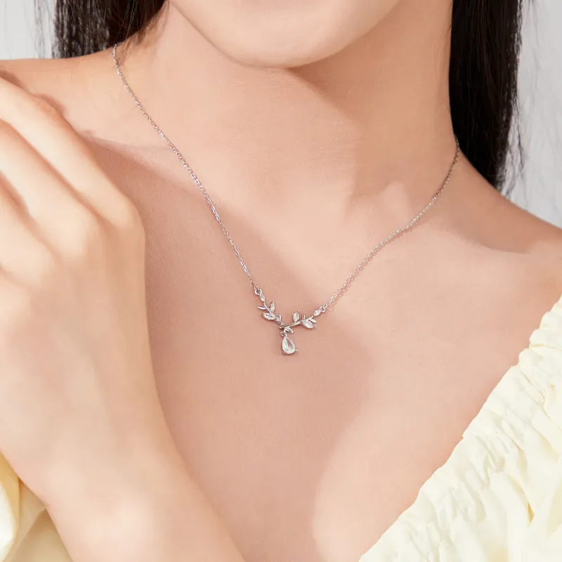 Branded Jewelry S999 Fine Silver Necklaces Women's-2