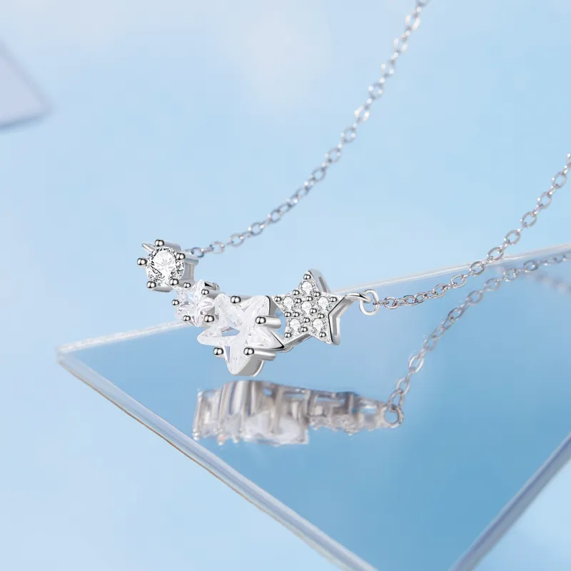 Branded Jewelry S925 Silver Necklaces Women's-5