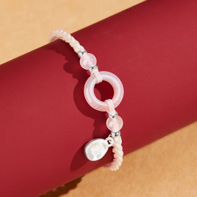 Branded Jewelry Natural Agate Bracelets Unisex-8