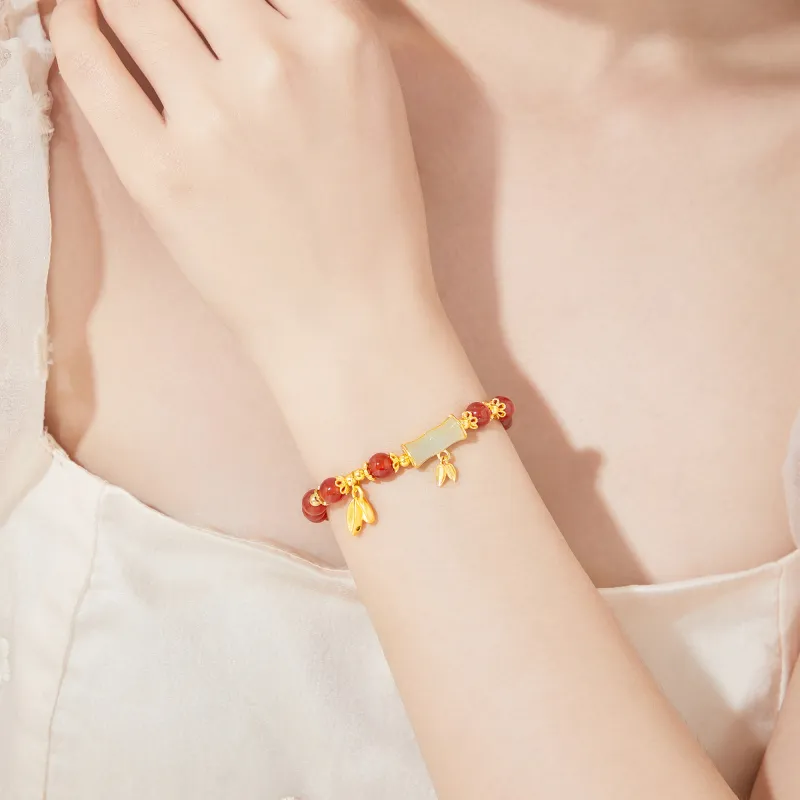 Branded Jewelry Bracelets Green Jade Women's-5