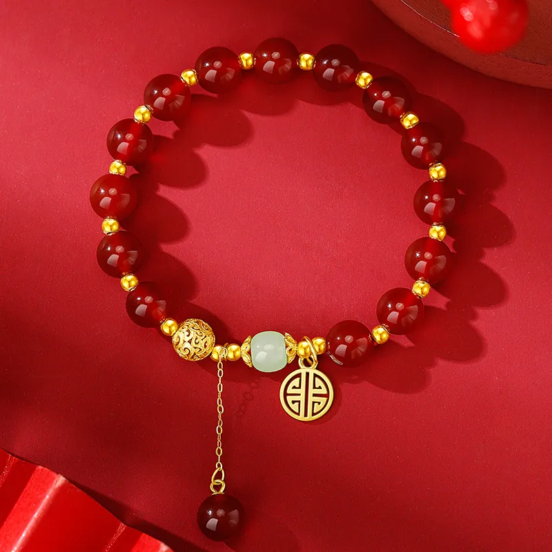 Branded Jewelry Natural Agate Bracelets Women's-6