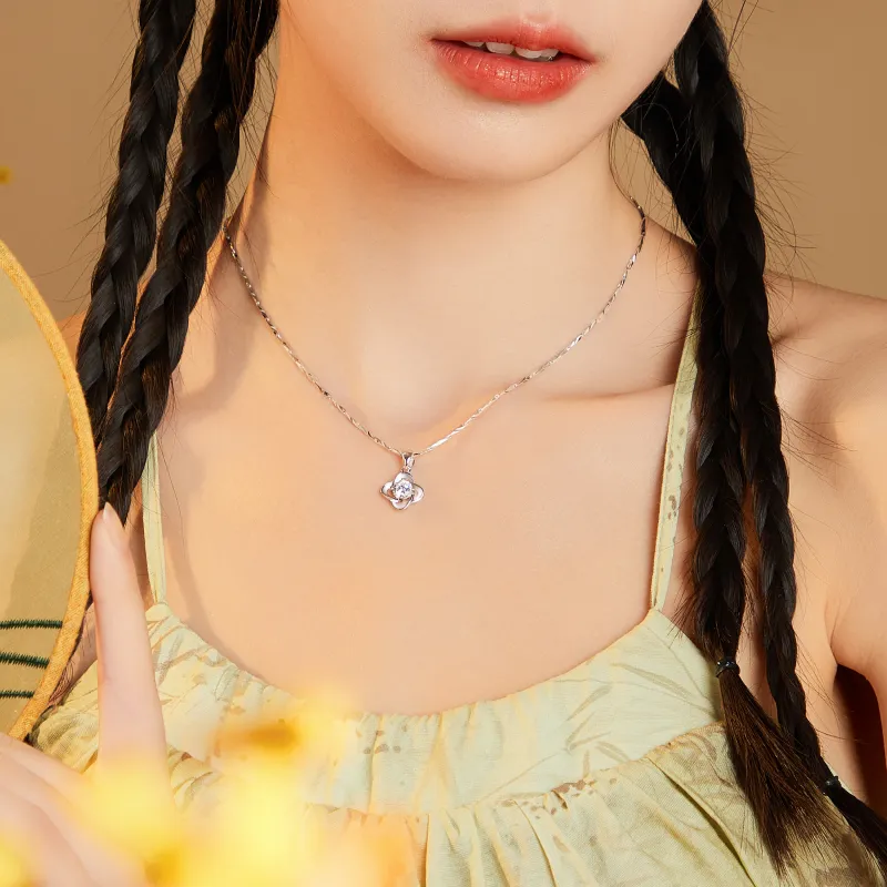 Branded Jewelry S999 Fine Silver Necklaces Women's-6