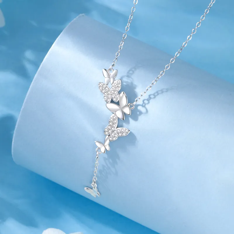 Branded Jewelry S925 Silver Necklaces Women's-3