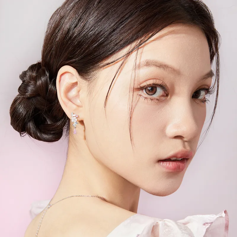 Branded Jewelry S925 Silver Earrings Women's-5