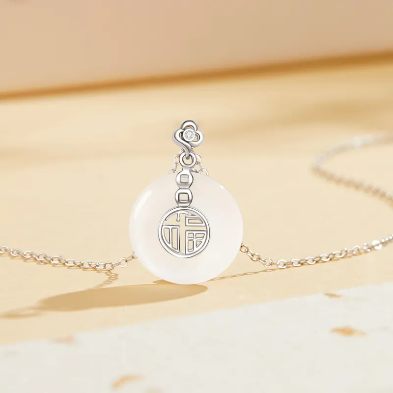 Branded Jewelry Natural Chalcedony Necklaces Women's-1