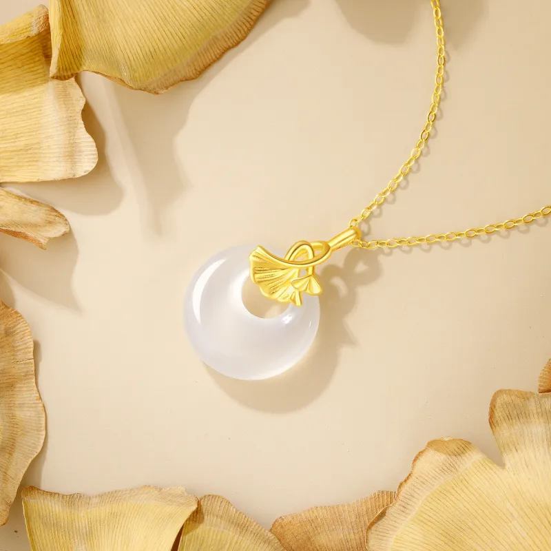 Branded Jewelry Chalcedony Necklaces Women's-4