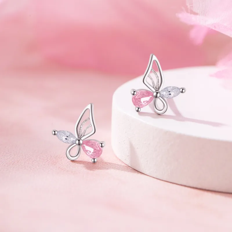 Branded Jewelry S925 Silver Stud Earrings Women's-1