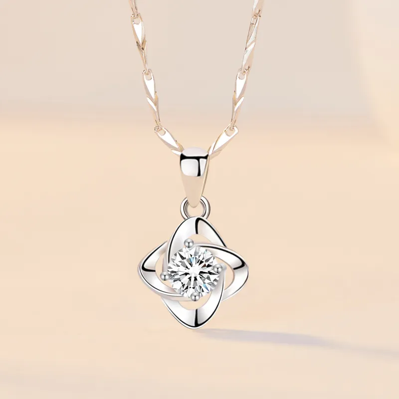 Branded Jewelry S999 Fine Silver Necklaces Women's-1