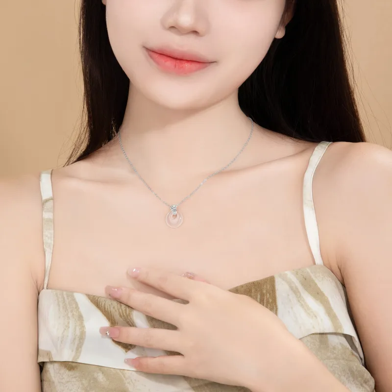 Branded Jewelry Natural Chalcedony Necklaces Women's-6