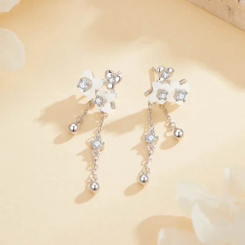 Branded Jewelry S925 Silver Earrings Women's-4