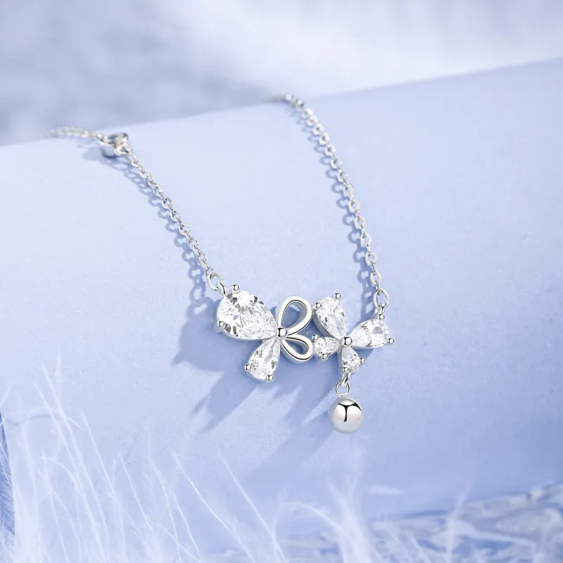 Branded Jewelry S999 Fine Silver Necklaces Women's-4