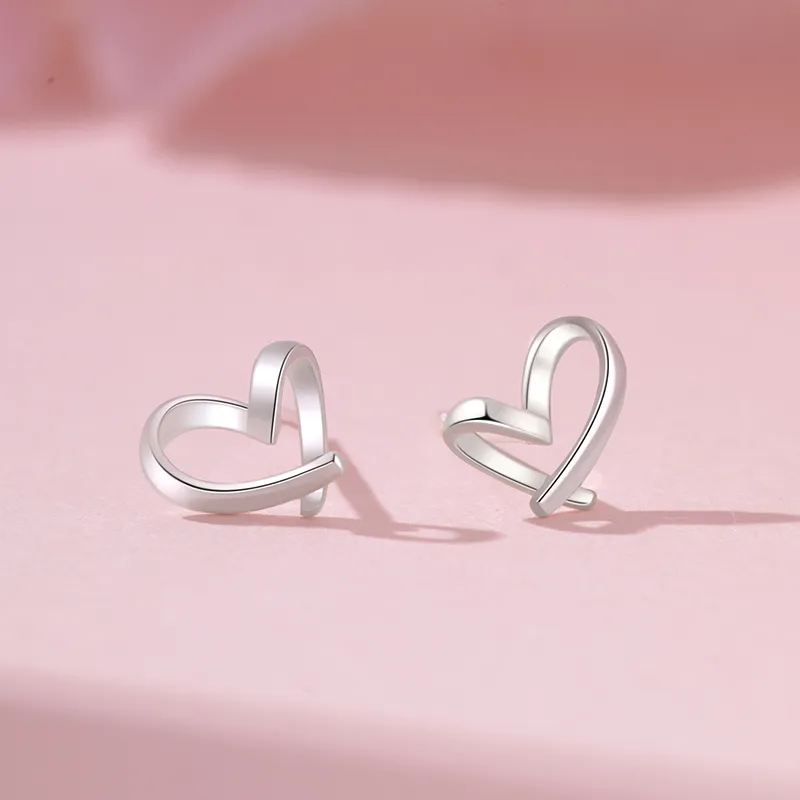 Branded Jewelry Sterling Silver S999 Stud Earrings Women's-9