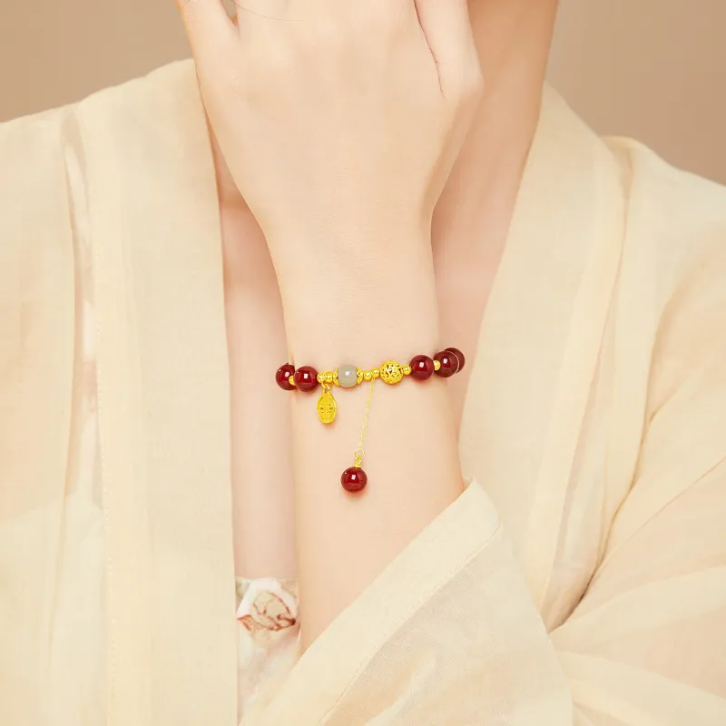 Branded Jewelry Natural Agate Bracelets Women's-8