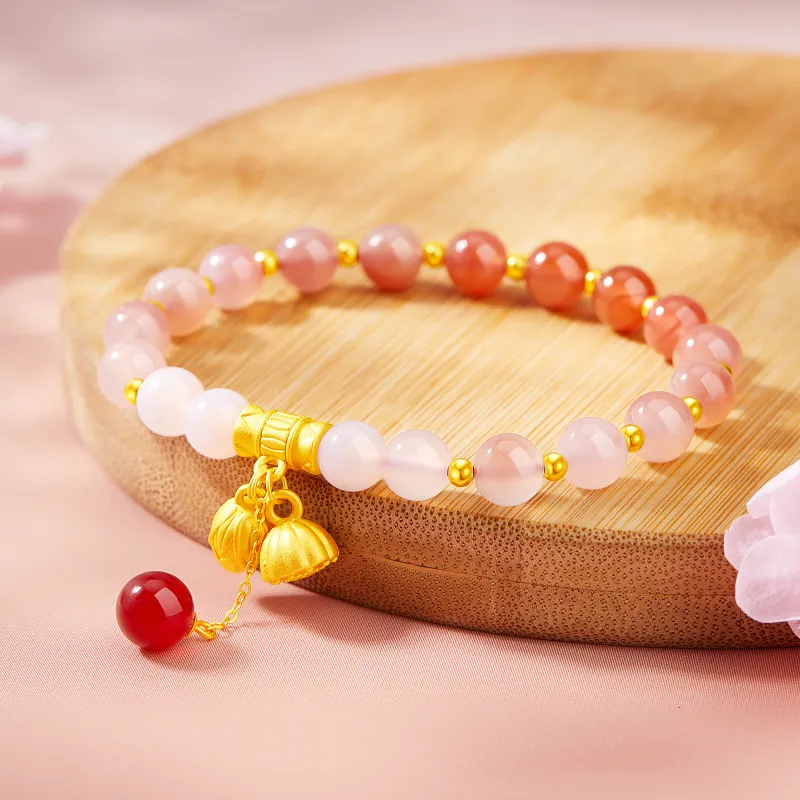 Branded Jewelry Agate Bracelets Women's-4