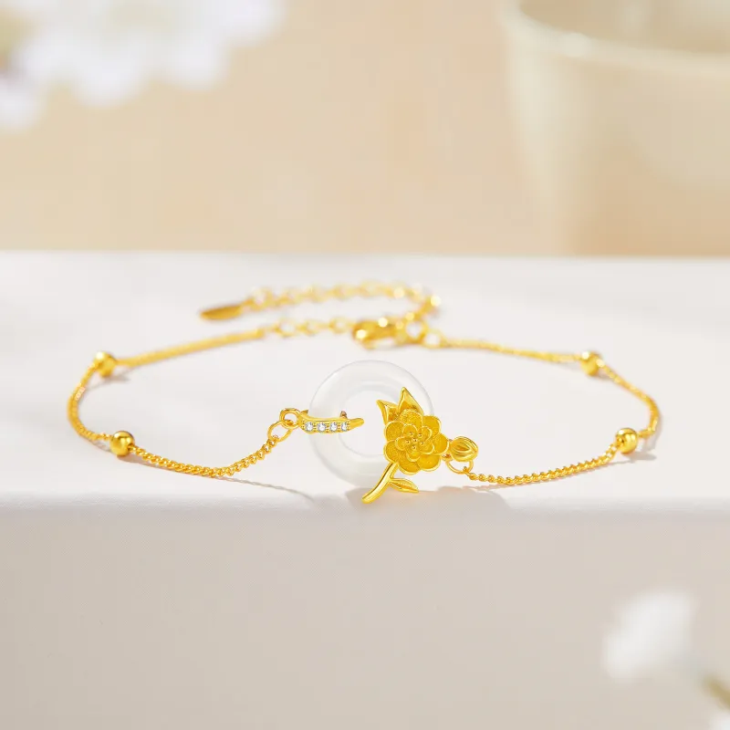 Branded Jewelry Chalcedony Jade Bracelets Women's-9