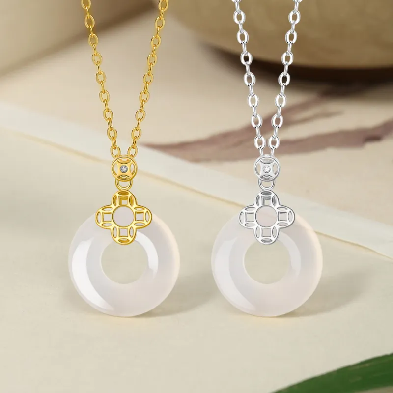 Branded Jewelry Chalcedony Necklaces Unisex-7
