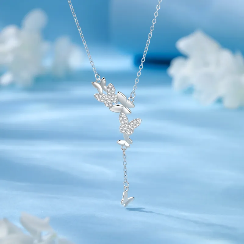Branded Jewelry S925 Silver Necklaces Women's-5