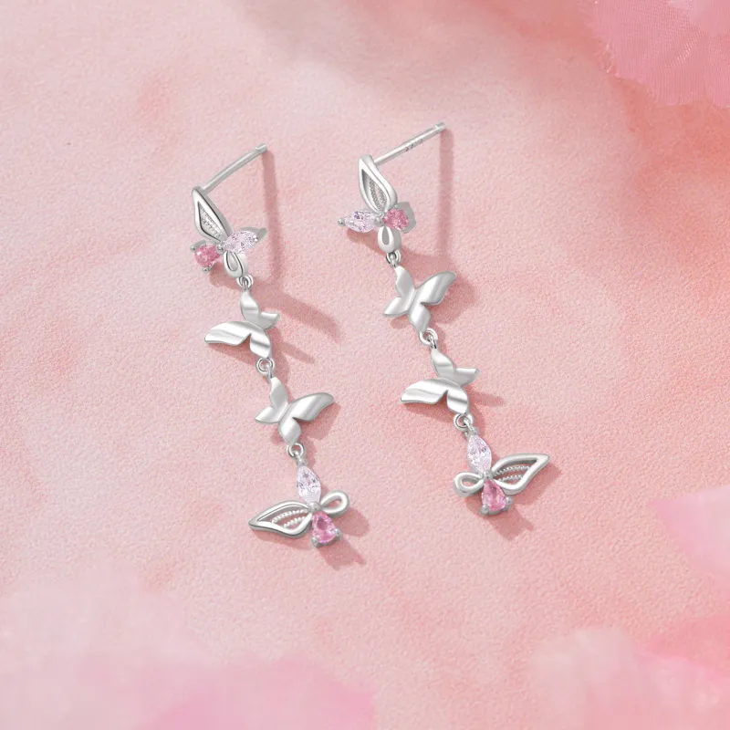 Branded Jewelry S925 Silver Earrings Women's-5