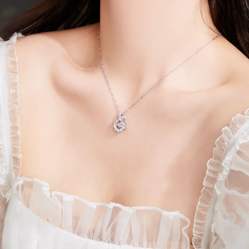 Branded Jewelry S925 Silver Necklaces Women's-3