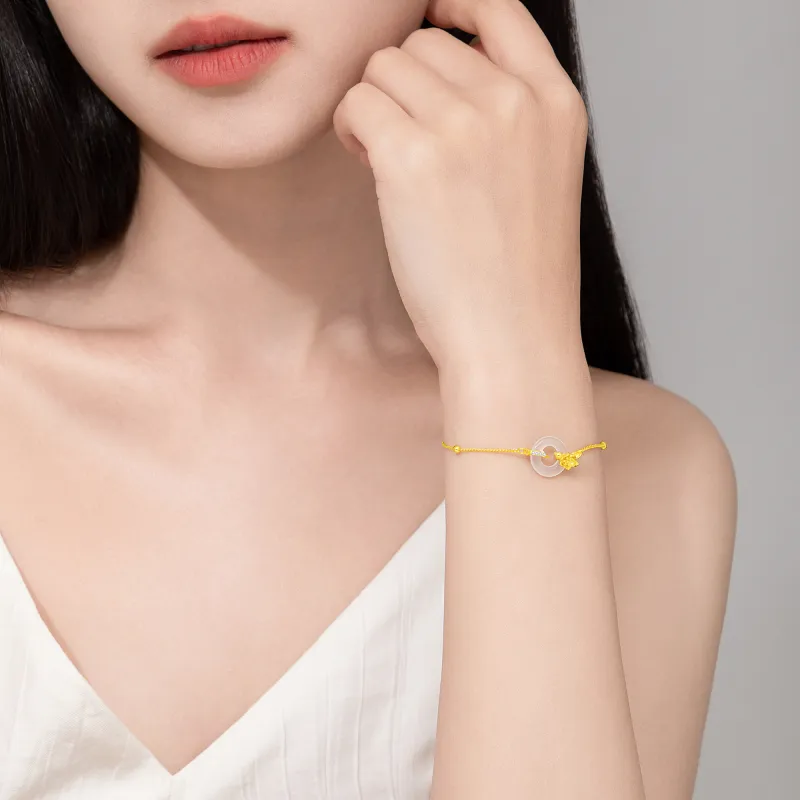 Branded Jewelry Chalcedony Jade Bracelets Women's-12
