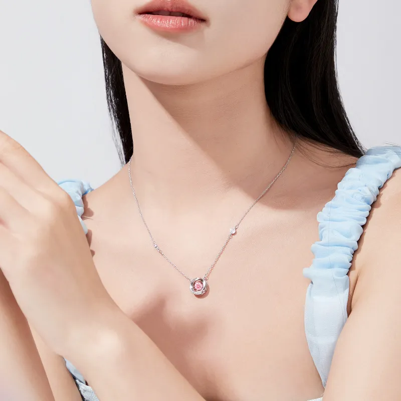 Branded Jewelry S925 Silver Necklaces Women's-15