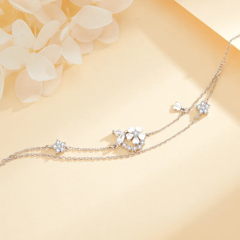 Branded Jewelry S925 Silver Bracelets Women's-5