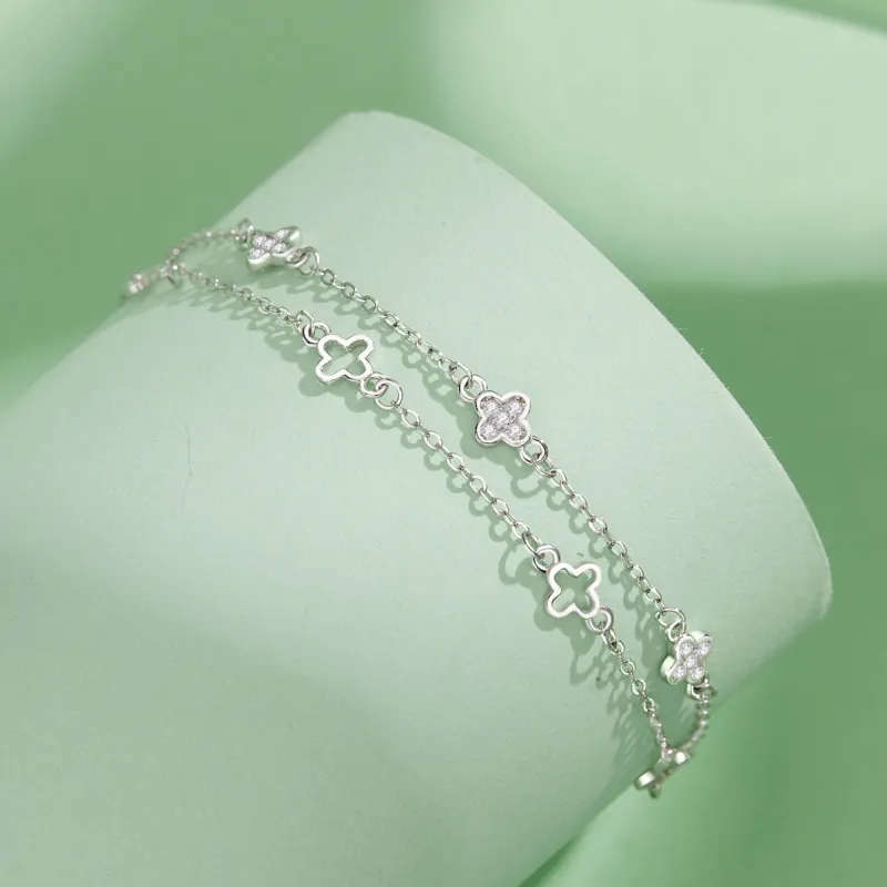 Branded Jewelry S925 Silver Bracelets Women's-2