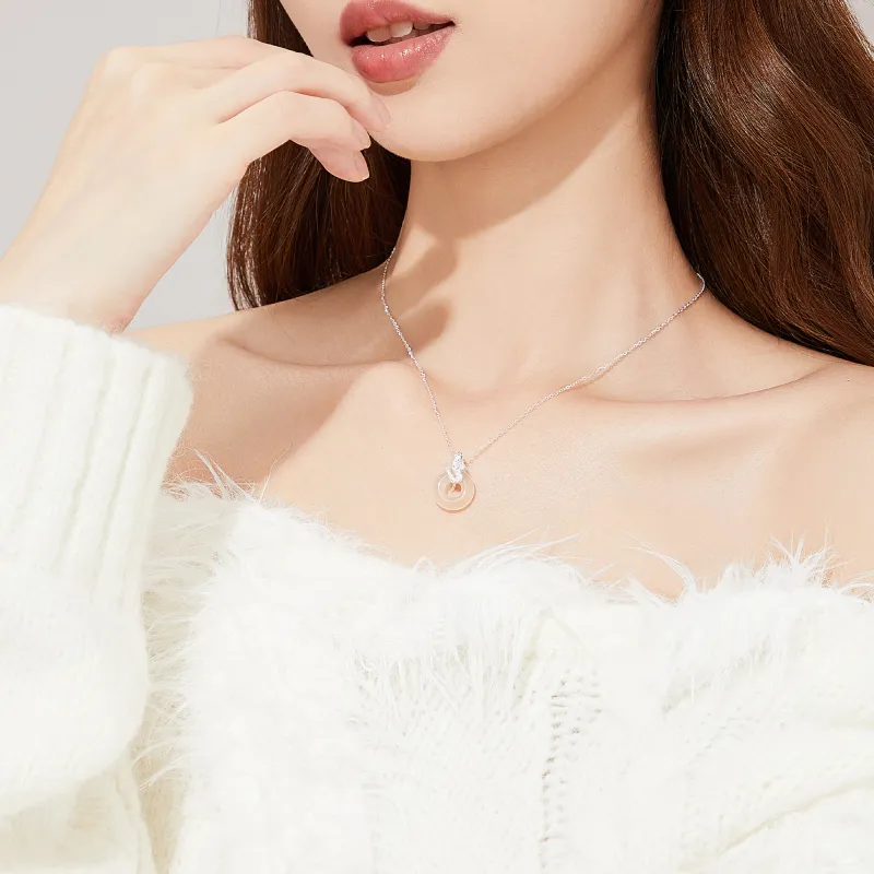 Branded Jewelry Chalcedony Necklaces Women's-3