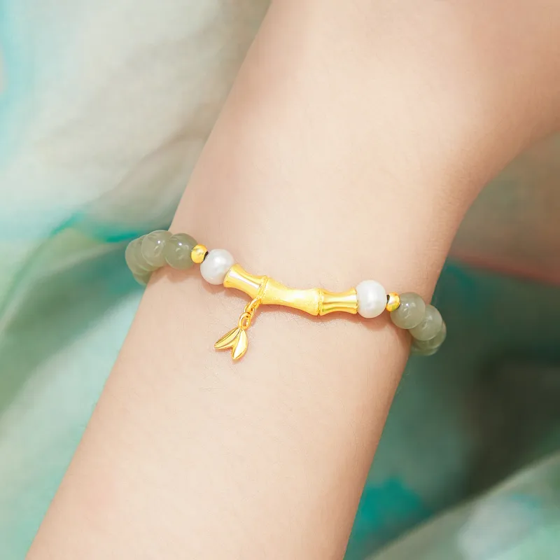 Branded Jewelry Bracelets Green Jade Women's-4