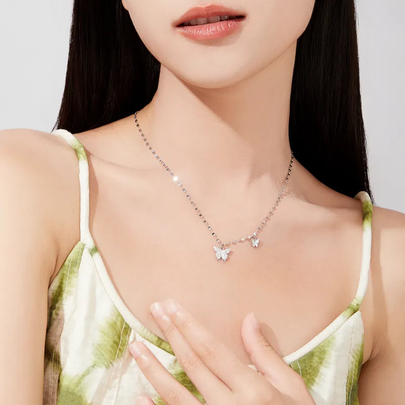 Branded Jewelry S925 Silver Necklaces Women's-4
