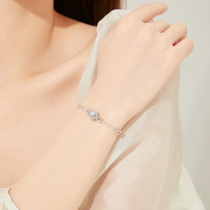 Branded Jewelry S925 Silver Bracelets Women's-1