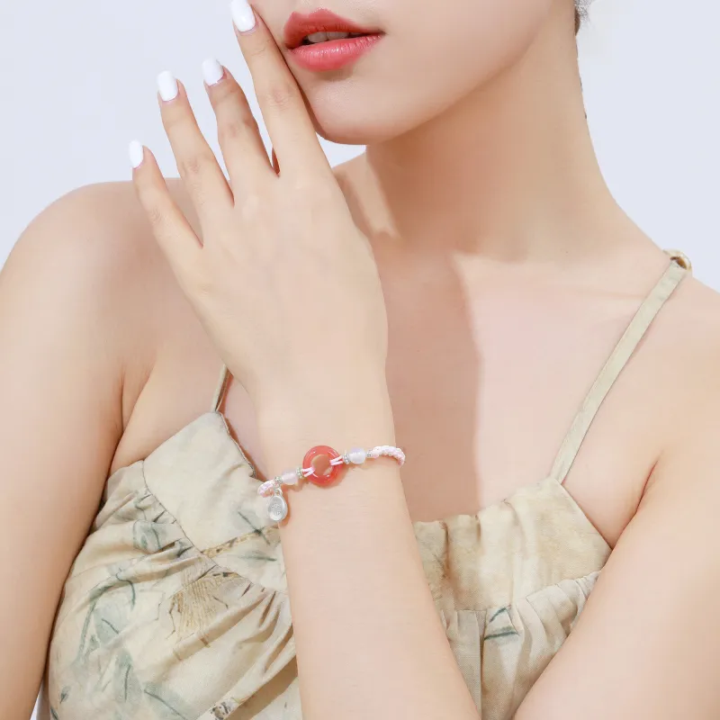 Branded Jewelry Natural Agate Bracelets Unisex-6