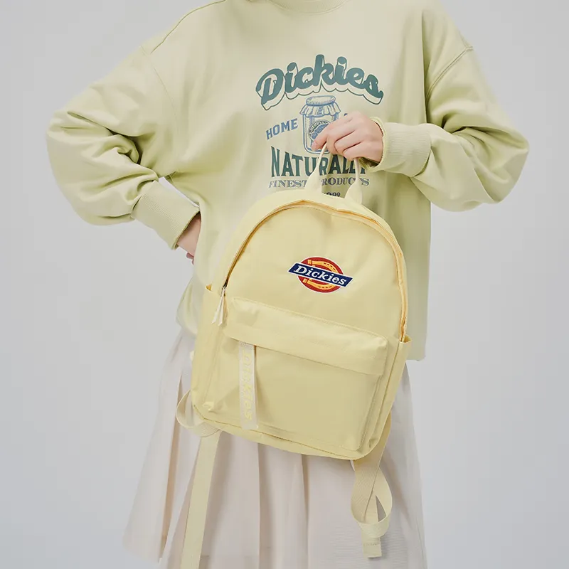 Dickies Polyester Backpack Trumpets Unisex Pink/Blue/Cream Yellow/Red/Beige Apricot-3