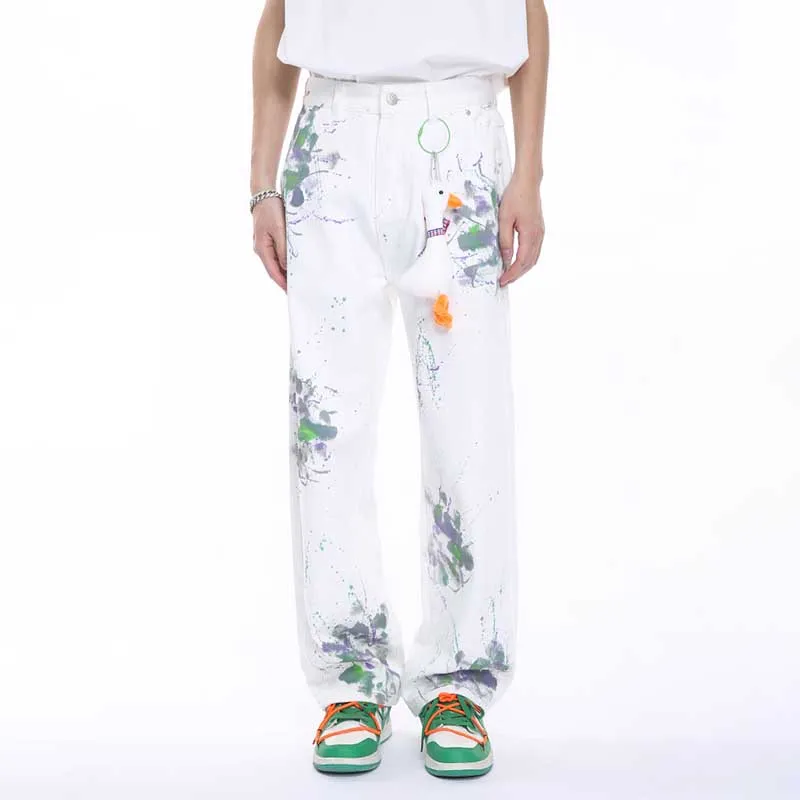 Voguo Relay Jeans Unisex White-4