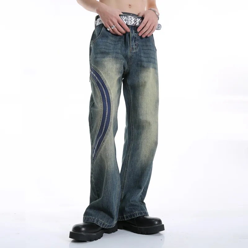 Voguo Relay Jeans Unisex Vintage Blue-3