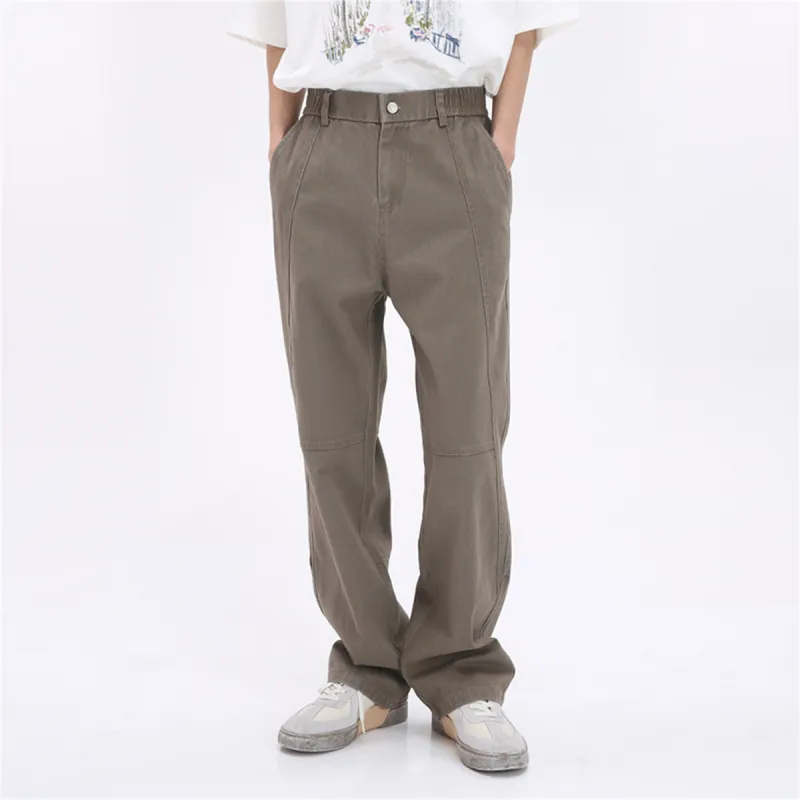 Voguo Relay Casual Pants Unisex Khaki-3