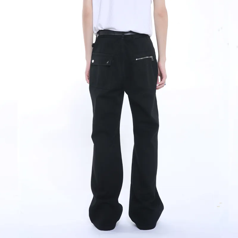 Voguo Relay Bootcut Jeans Unisex Black-4