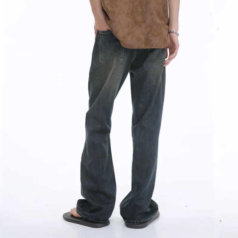 Voguo Relay Jeans Unisex Vintage Washed Blue-4