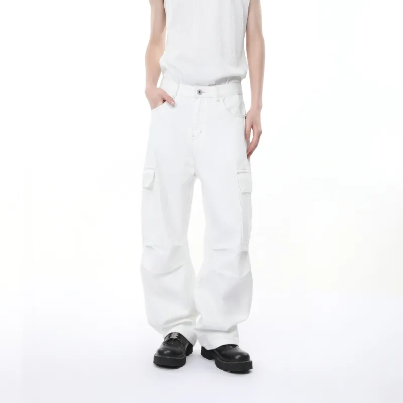 Voguo Relay Jeans Unisex White-5