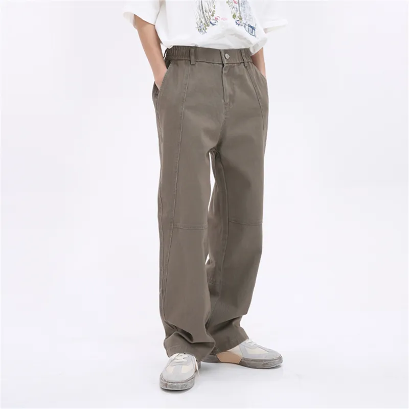 Voguo Relay Casual Pants Unisex Khaki-4