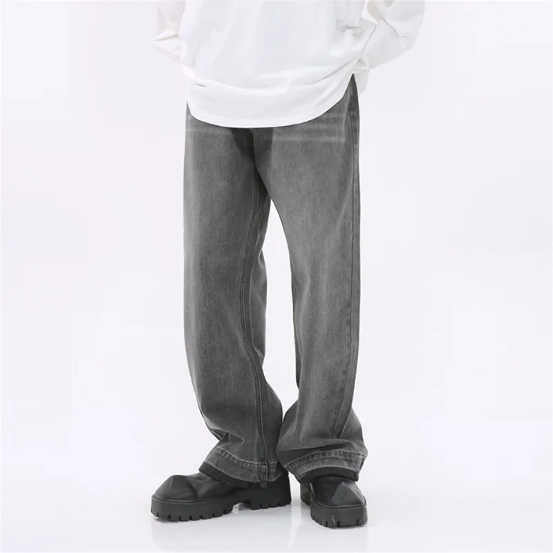 Voguo Relay Jeans Unisex Black Gray-2
