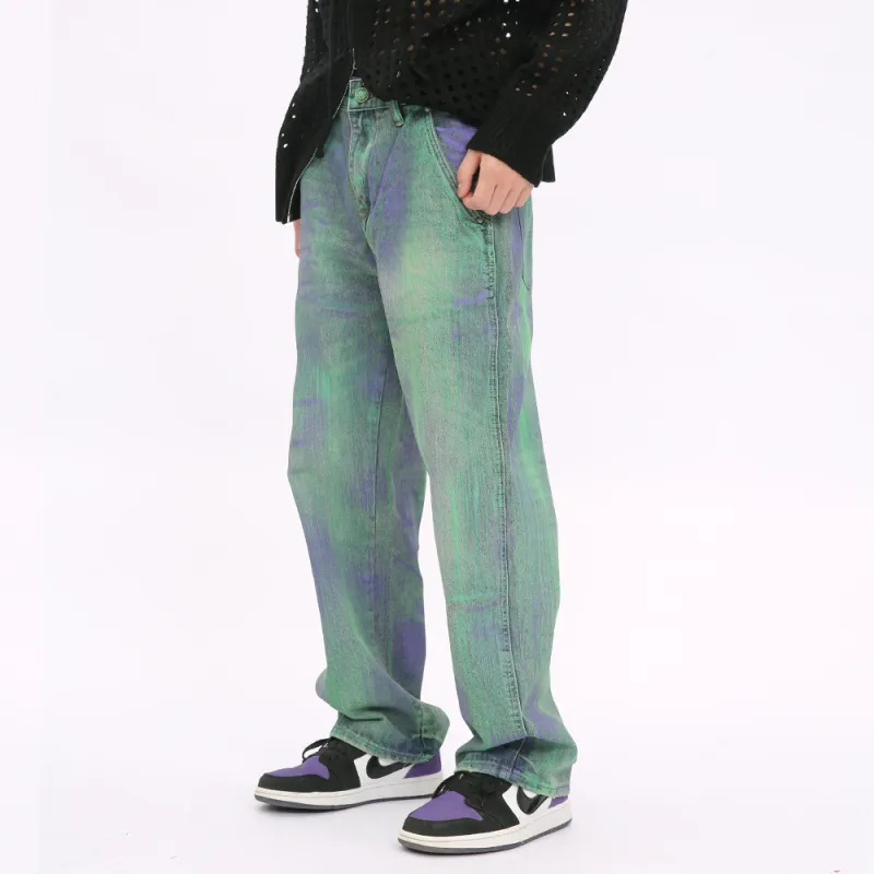 Voguo Relay Loose Fit Straight Fit Jeans Unisex-6
