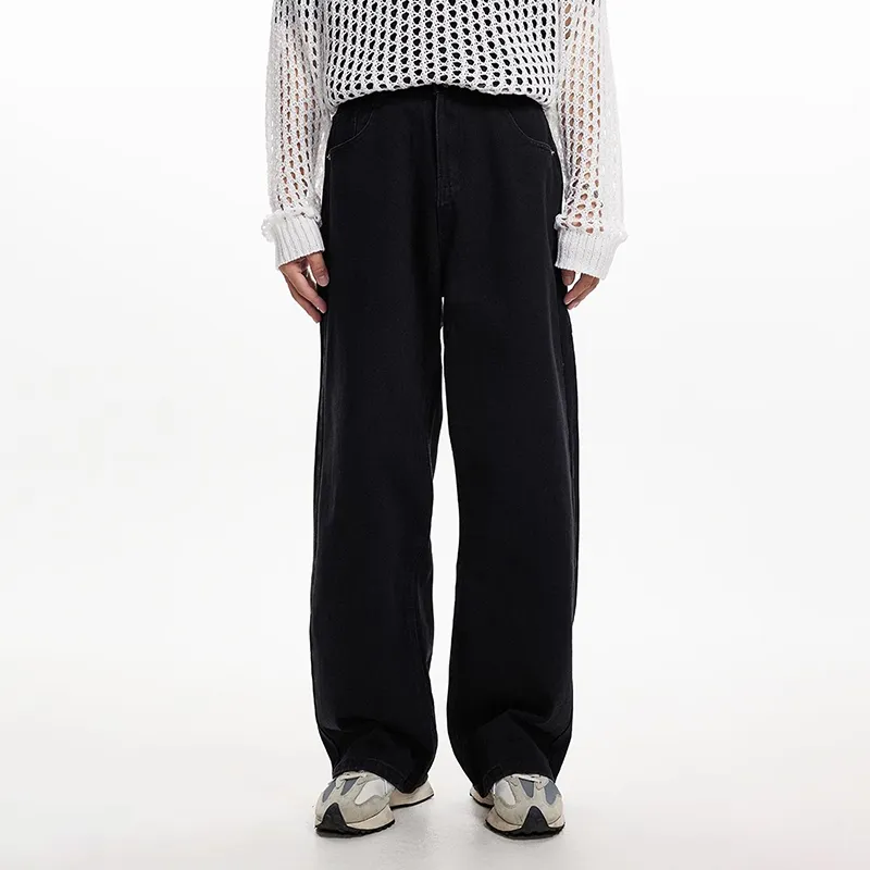 Voguo Relay Elastic Waistband Jeans Men's-3