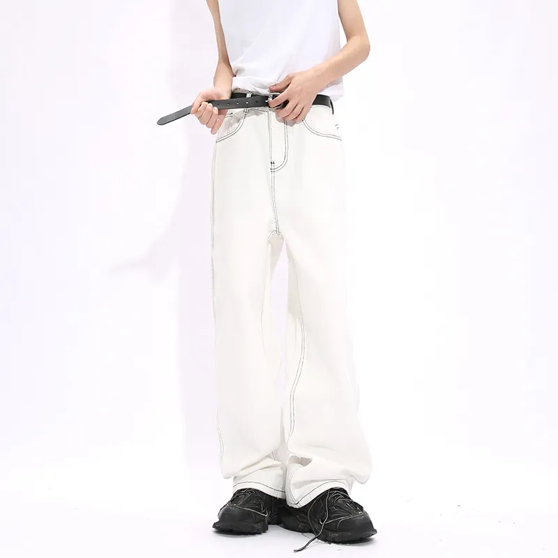 Voguo Relay Jeans Unisex Black Frame With White-4