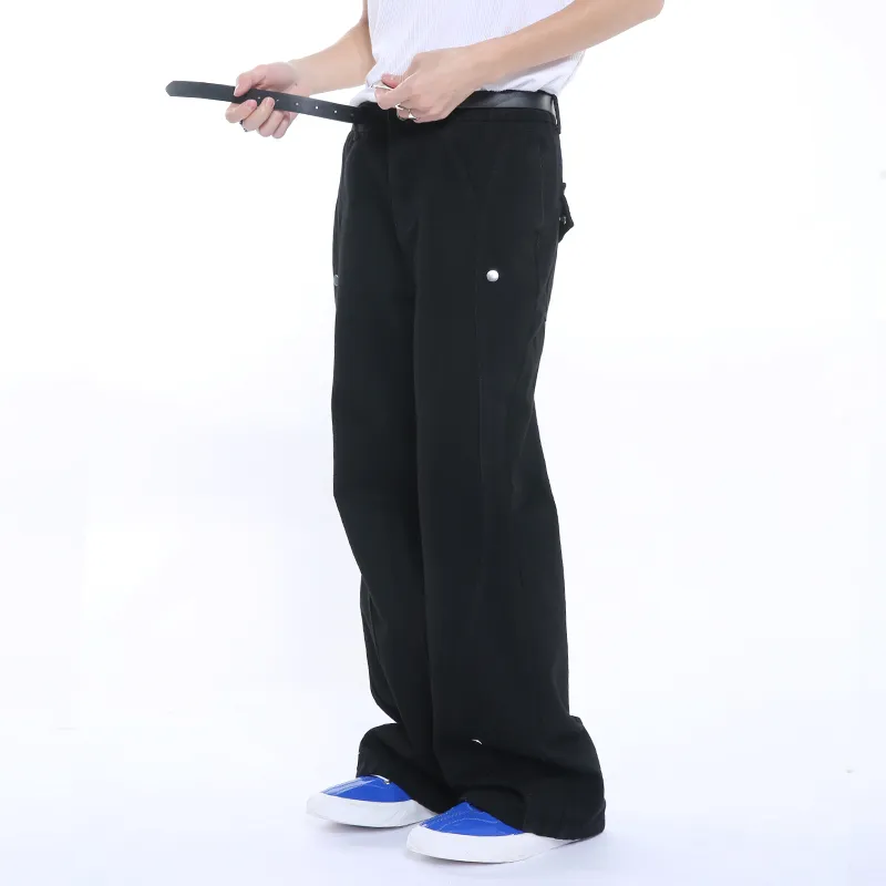 Voguo Relay Bootcut Jeans Unisex Black-5